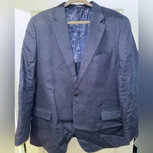 Nautica Men’s Linen Modern Fit Sport Coat in Navy